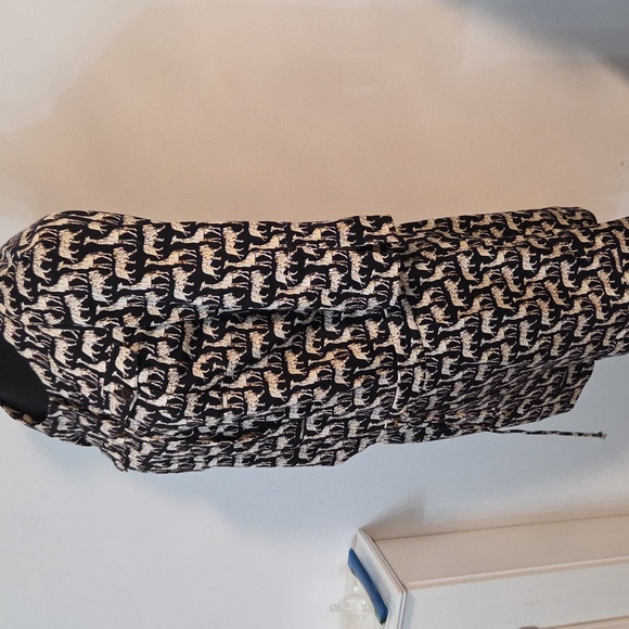 Diane von Furstenberg Opal Jungle silk romper Sz 6 - Picture 6 of 14